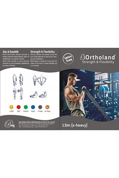 Ortholand BANDĂ DE EXERSĂRI 1,5 METRI BANDĂ DE REZISTENȚĂ