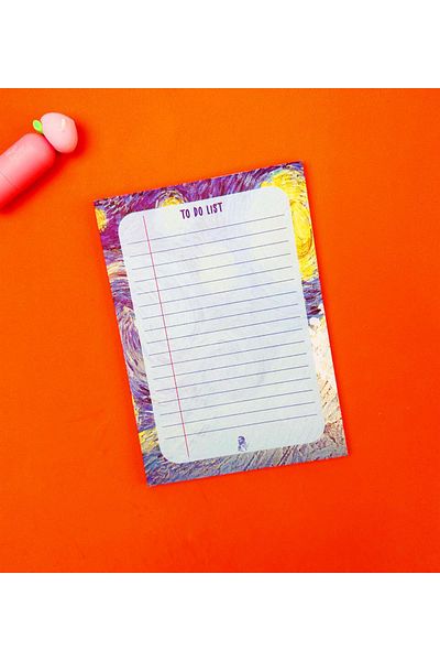 Gift Moda To Do List with Starry Night Design