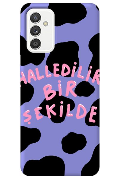 WANNA PROTECT Samsung Galaxy S24 Fe Lilac Velvet Haledilir Girl Power Pattern...