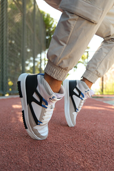 Riccon Pánské pohodlné tenisky 001263 White Saks