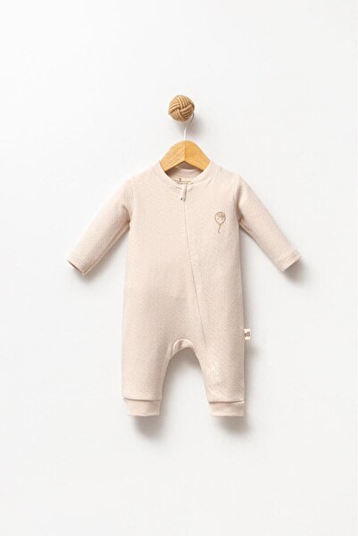 Bubbles 100% Cotton Breathable Fabric Jacquard Baby Jumpsuit