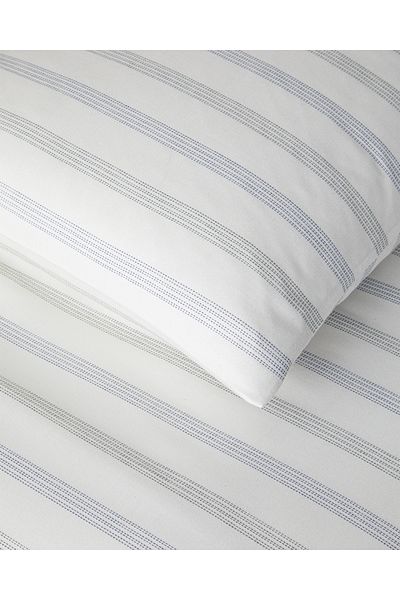 English Home Bold Stitch Double Duvet Cover Set - 200X220 cm Navy/Green