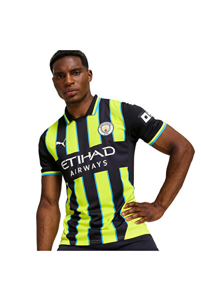 Puma Manchester City Away Erkek Mavi Futbol Forma 77508602