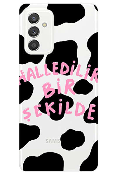 WANNA PROTECT Samsung Galaxy S24 FE Şeffaf Halledilir Girl Power Desenli Sili...