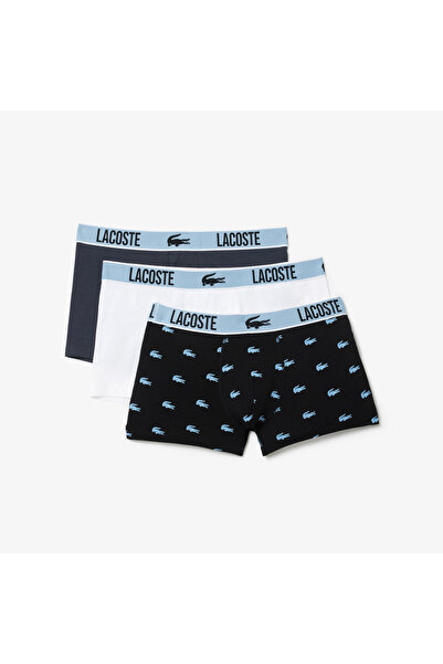 Lacoste Erkek 3'lü Renkli Boxer