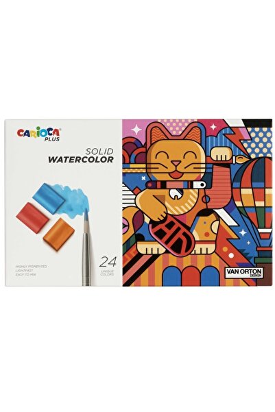 carioca قلم طلاء CARIOCA PLUS PRISMA من الألياف 12 قطعة