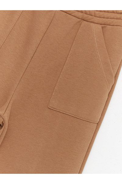 Little Star Girl's Pocket Elastic Cuffed Elastic Waist Trousers