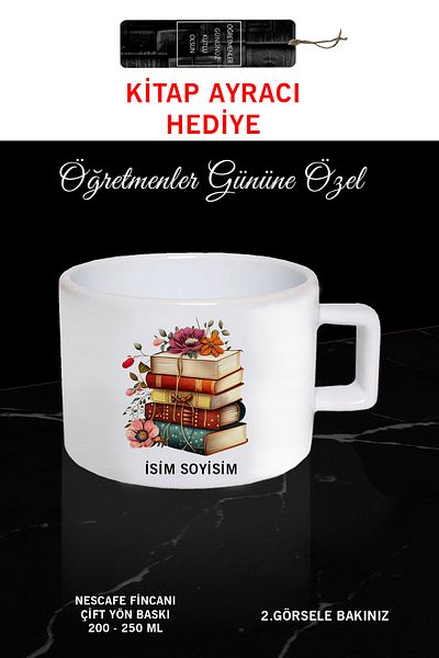 Bytwo Nescafe Cup and Bookmark for Teacher's Day - Gifted