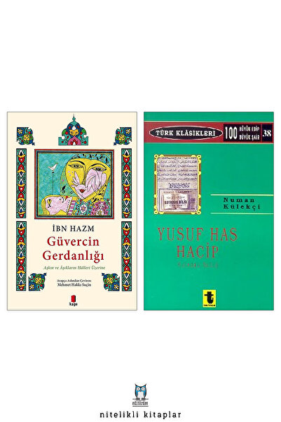 Toker Yayınları Güvercin Gerdanlığı/İbni Hazm - Yusuf Has Hacib Kutadgu Bilig