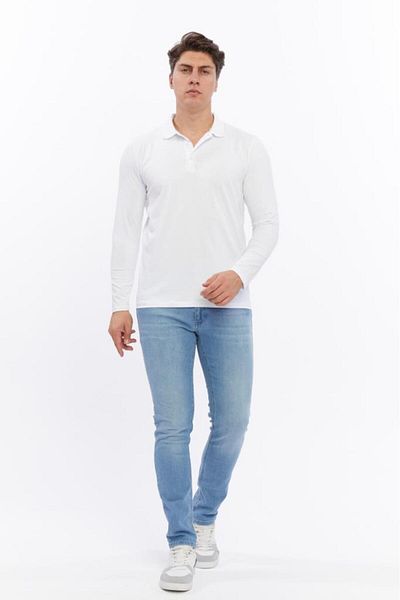 Rey Polo Model 5003 Pearl Long Sleeve Tee