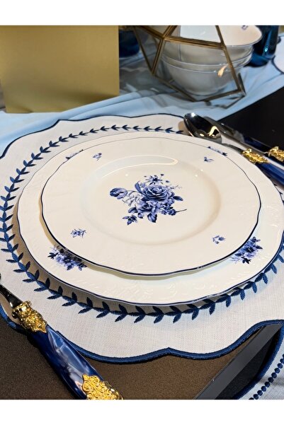 ROY KING Blue Garden 62 Parça Yemek Takımı