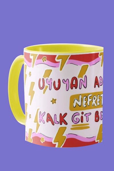 Hello Melody Design Hello Melody mug series "HATER OF THE SLEEPING MAN"Cup-Original design digital printing mug 9.5x8 cm