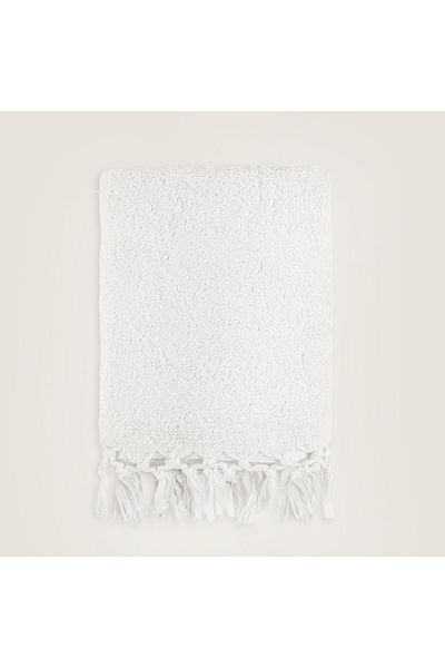 Chakra White Grenado Face Towel - 50X90 cm