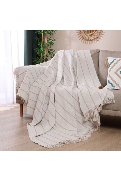Buca Yün Palermo Sofa Cover - Ecru - 170X220 cm