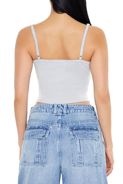 Forever 21 Pointelle Triko Fiyonklu Atlet