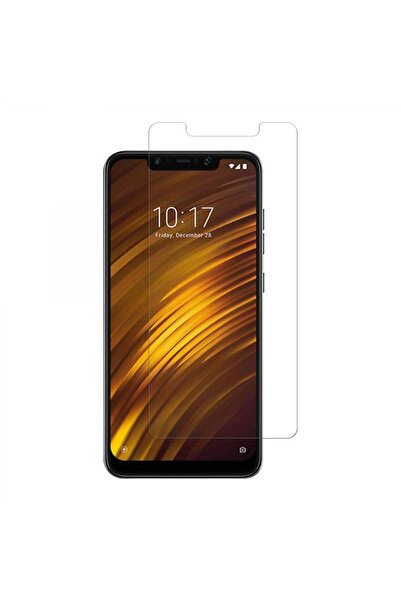 Nettech Xiaomi Pocophone F1 Uyumlu Kılıf Dostu Ön Koruma Cam Ekran Koruyucu