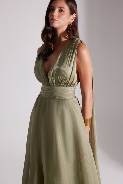 BETTY & SAM Emily Khaki Close Night Dress