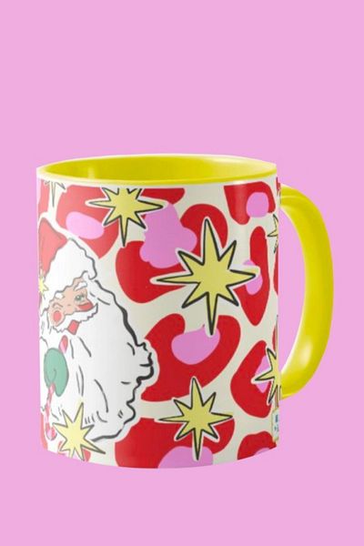 Hello Melody Design Mug "FESTIVE SANTA" from Hello Melody mug series - Original design digital printing mug 9.5x8 cm