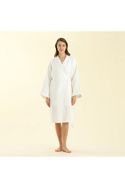 Chakra Attenzıone Dressing Gown White