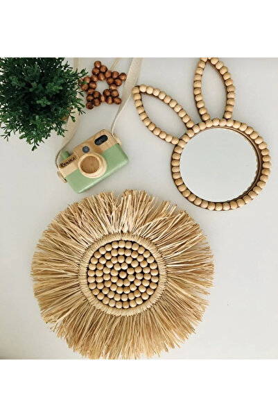 Emek Bebek Odasi Aynasi Dekoratif Ayna Tavsan Ayna Duvar Süsü