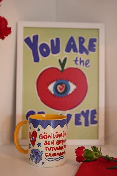 Hello Melody Design Hello Melody mug series "BEGETABLE SULTANI" Mug - Original design digital printing 9.5x8 cm