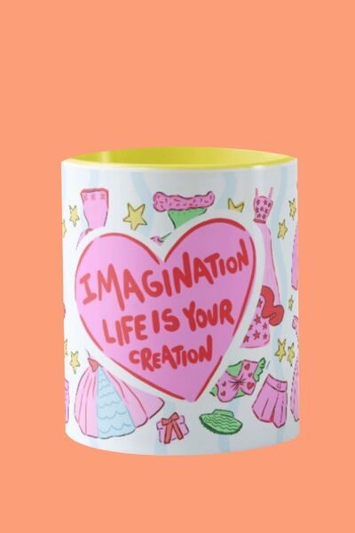 Hello Melody Design كوب "CREATION" من سلسلة Hello Melody - كوب مطبوع رقمي بتصميم أصلي مقاس 9.5x8 سم