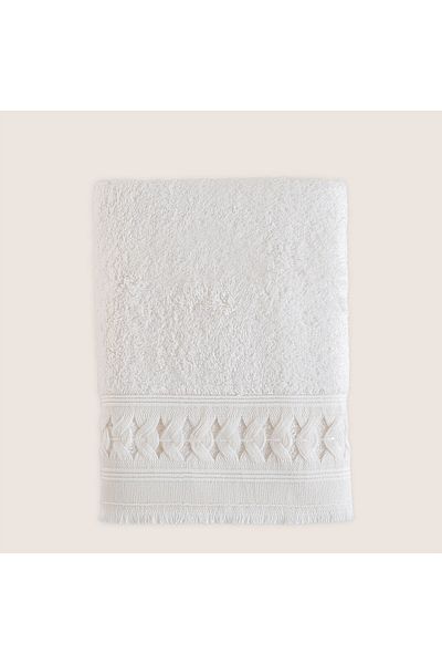 Chakra Ecru Canvas Face Towel - 50X90 cm