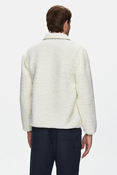 UCLA Sınead Beige Fleece Standard Fit Men's Jacket