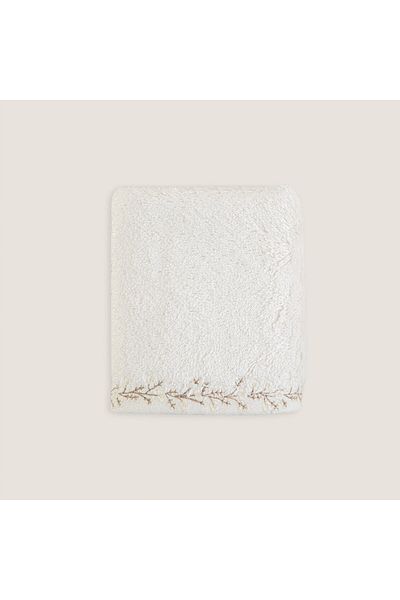 Chakra Ecru Colored Evıan 30X50 cm Hand Towel