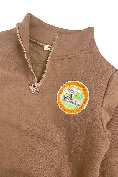 Tuffy Kids Суитшърт за бебешко момче с яка и цип