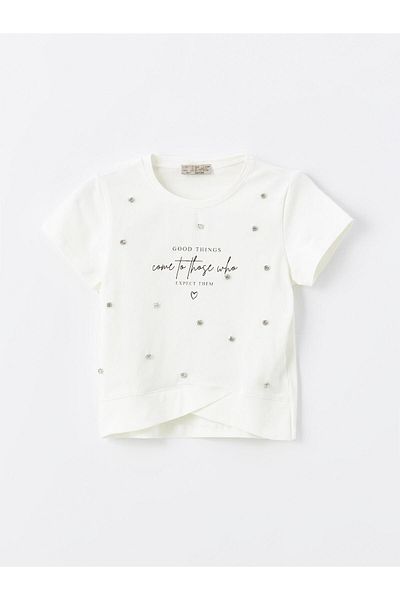 Little Star Girl's Printed Stone Blouse Size: 12 Years