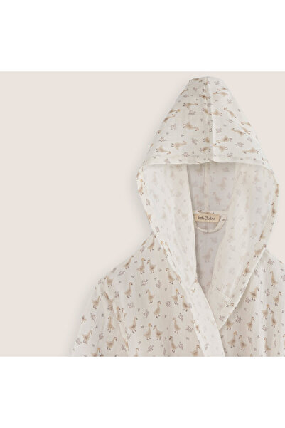 Chakra Goose Müslin Bornoz Ekru