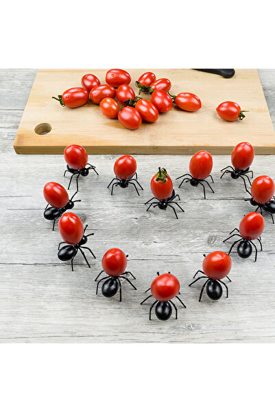 Choice 24PCS Ants Food Fruit Picks decoration Ant Shape Forks Snack Cake Dessert Tableware for Home Kitc...