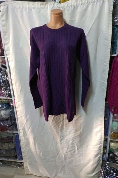 Gül Large Size Dark Lilac Mother - 1 Piece Thick and High Quality Useful Stylish Beautiful Side Slit