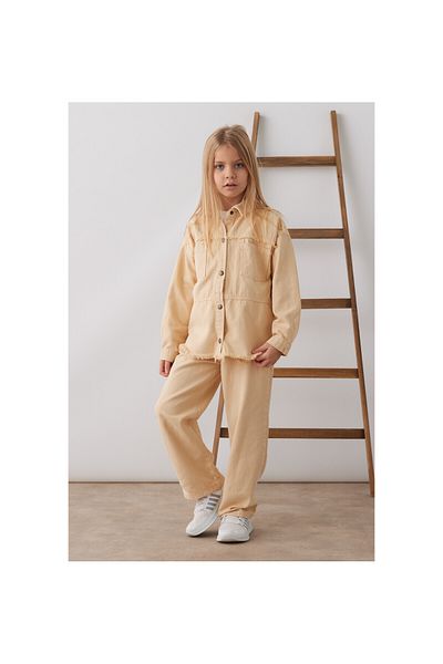 CİCHLİD Girl's Woven Jacket-pants Set of 2