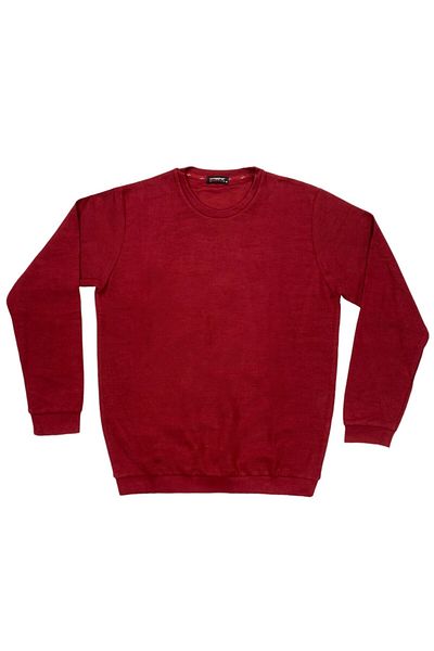 Masimar Men's Crew Neck Soft Textured Fabric Regular Fit Sweatshirt