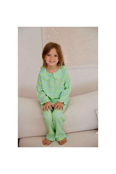 CİCHLİD GIRL'S WOVEN PYJAMAS SET