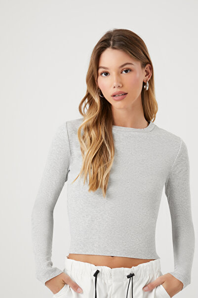 Forever 21 Uzun Kollu Basic Tişört