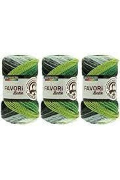 Ören Bayan Αγαπημένος Πλεκτός Κλωστής Tie Dye 100gr 0903 3 Τεμάχια