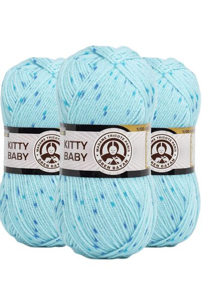 Ören Bayan Kitty Baby Hand Knitting Floss 100 Gr. 379 3 Pieces