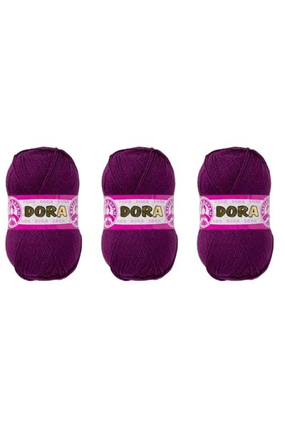 Ören Bayan Ören Dora Purple Hand Knitting Thread - 043 3 pcs