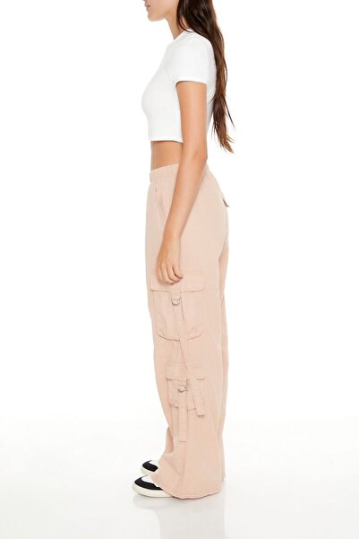 Forever 21 Straight-Leg Utility Kargo Pantolon