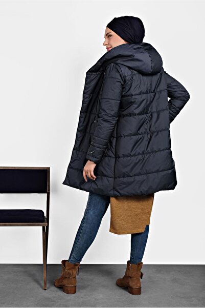 Alvina Надувний плащ з капюшоном - 90065