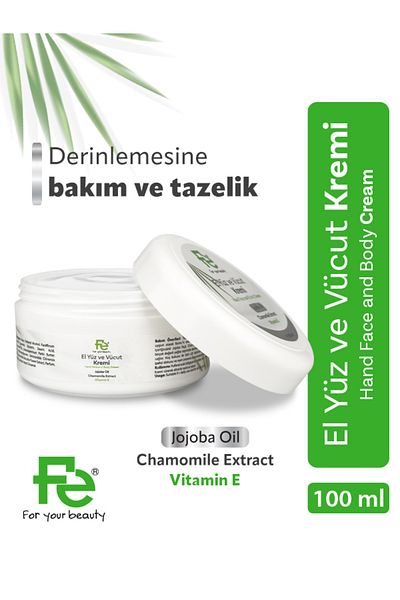 Fe 100 ml Hand Face and Body Cream