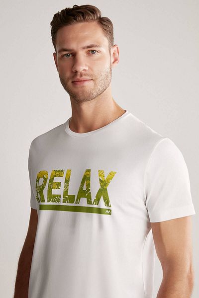 Hemington White Printed Pima Cotton T-Shirt
