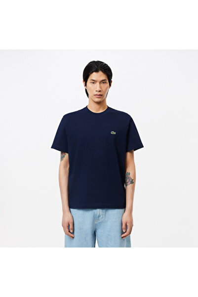 Lacoste Erkek Classic Fit Bisiklet Yaka Lacivert T-shirt