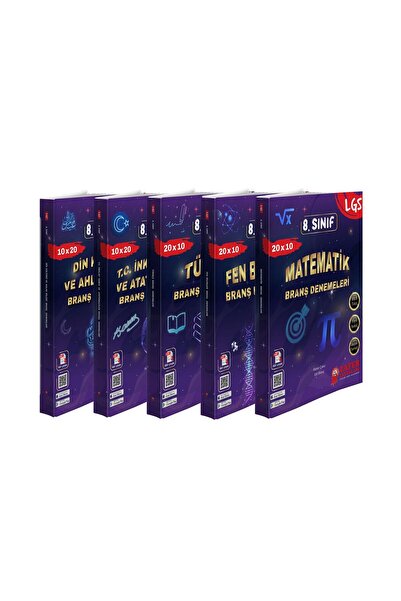 Zafer Yayınları Zafer Yayınları 8. Sınıf Tüm Dersler Branş Denemeleri Soru Ba...