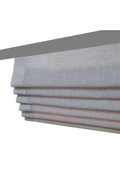 İpeksi Katlamalı Keten Tül Stor Perde Exclusive Seri Keten