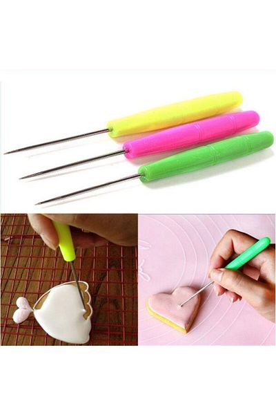 Choice 3pcs/set Cake Scriber Needle Model Tool Icing Carve Sugarcraft Decorate Diy Fondant Cake Cookie D...