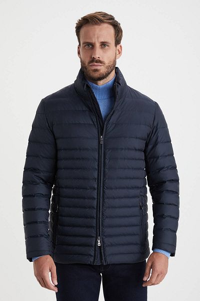 Hemington Goose down Filled Navy Blue Slim Coat